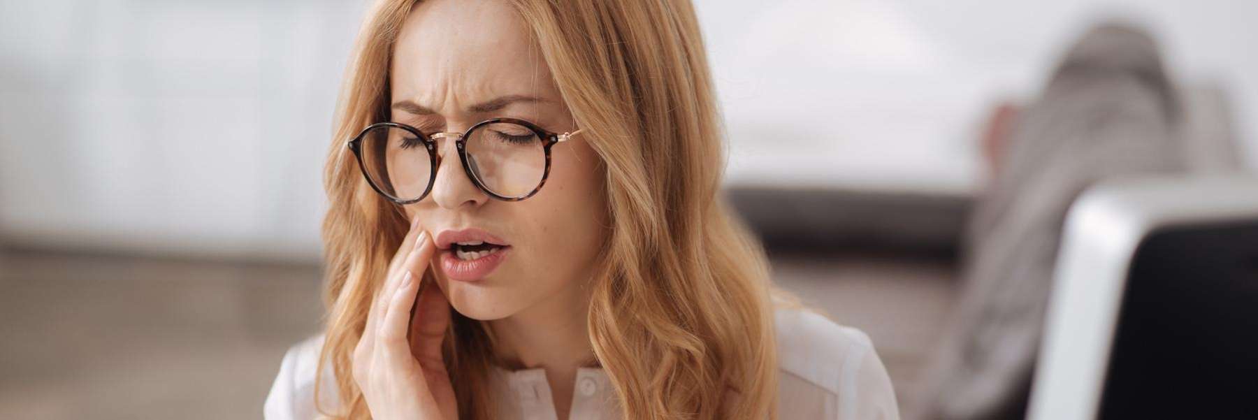 Lady Suffering from Pain