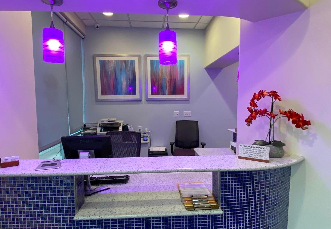 Reception Area Reception area at West Creek Dental